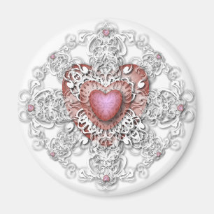 Imã Corações para o refrigerador