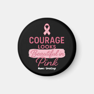 Imã Coragem fica linda no Cancer rosa