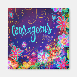 Imã "Corajosa'' UMA PALAVRA Inspirivity Magnet