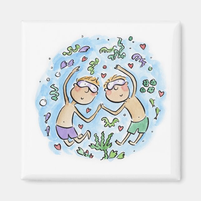 Imã Coral Anniversário (Frente)