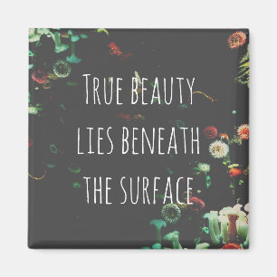 Imã Coral Reef Inspirational Beneath Surface Cote