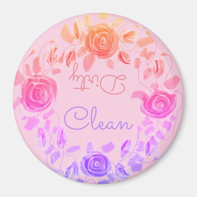 Imã Coral rosa e roxo (Frente)