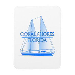 Ímã Coral Shores Costeira Navegador Náutico