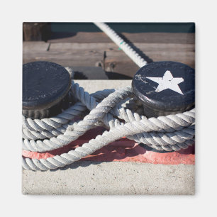 Imã Corda Ligada A Dois Bollards