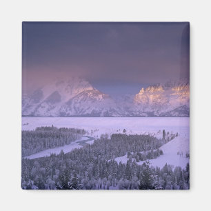 Imã Cordilheira Teton do Snake River Overlook, Grand