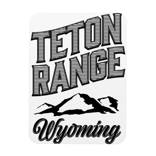 Ímã Cordilheira Teton, Wyoming (Vertical)