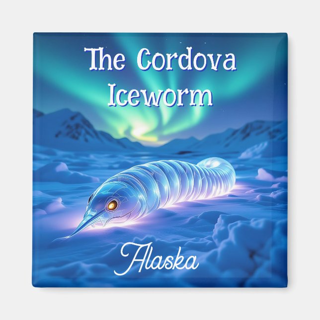 Imã Cordova Iceworm Alaska Cryptid Myth   (Frente)