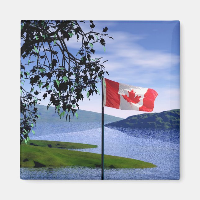Imã Cores Canadenses (Frente)