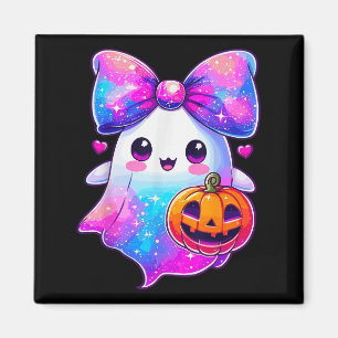 Imã Cores da Galáxia de Halloween Fantasma Abóbora Laç