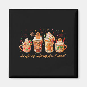 Imã Cores de Natal Não Contam Homens de Pão de Mel Que