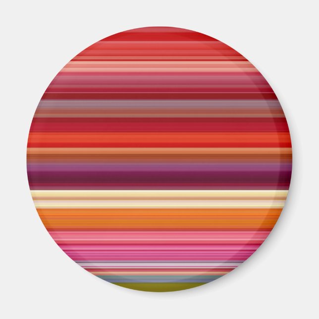 Imã Cores listradas de safra (Frente)