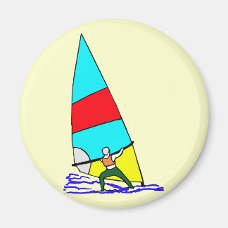 Imã Cores vívidas do Windsurf
