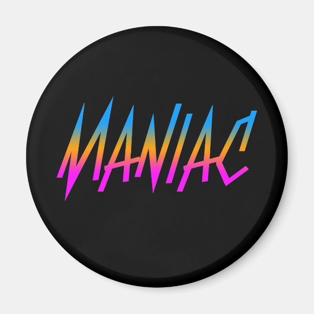 IMÃ COREY TIGER 1980 RETRO MANIAC (Frente)