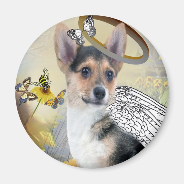 Imã Corgi Angel Magnets (Frente)
