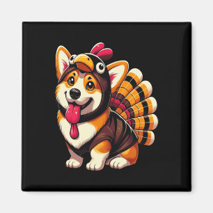 Imã Corgi Dog Turquia Ação de Graças Mulheres Homens K