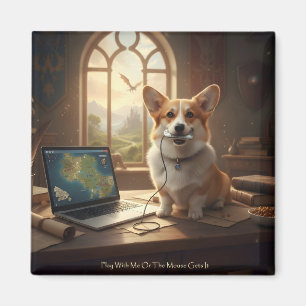 Imã Corgi e Rato