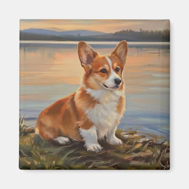 Imã Corgi Galês de Pembroke (Frente)