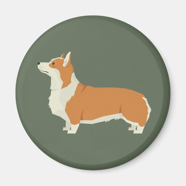 Imã Corgi Galês de Pembroke (Frente)