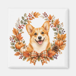 Imã Corgi Galês de Pembroke Outono