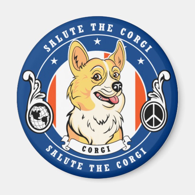 Imã Corgi Magnet (Frente)