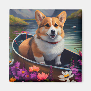Imã Corgi num Caiaque: Uma Aventura Cênica