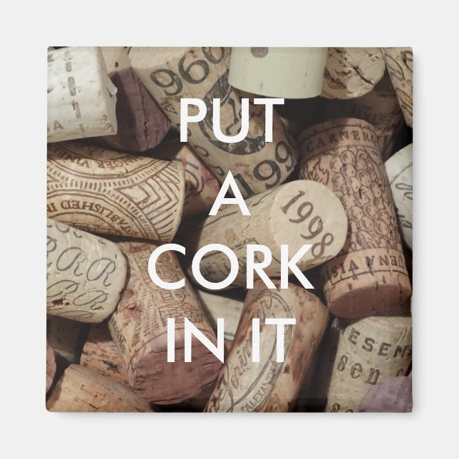 Imã Cork It Magnet (Frente)