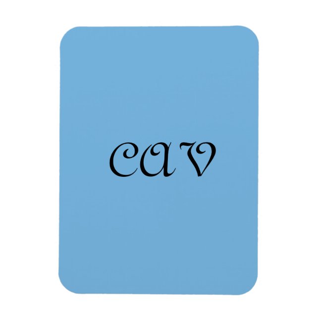 Ímã Cornflower Blue (Vertical)