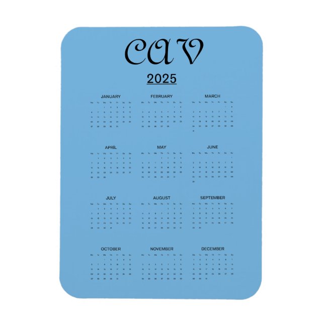 Ímã Cornflower Blue (Vertical)