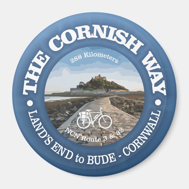 Imã Cornish Way (ciclismo c) (Frente)