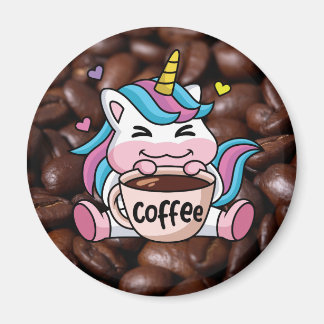 Imã Corno de cozinha com café