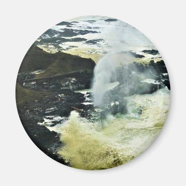 Imã Corno de pouso, Cabo Perpétua, Costa do Oregon (Frente)