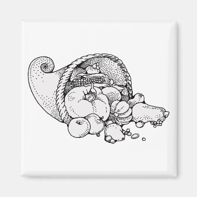 Imã cornucopia (Frente)