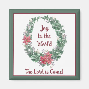 Imã Coroa de aquarela básica personalizada Natal Féria