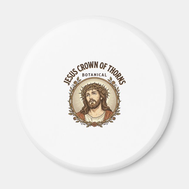 Imã Coroa de Espinhos de Jesus Coroa de Espinhos Botân (Frente)