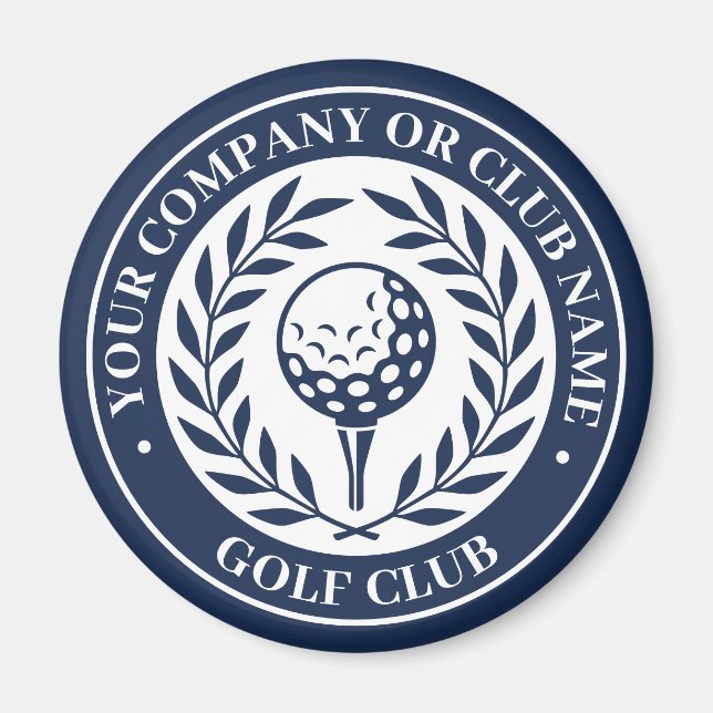 Imã Coroa de Vitória de Golfe Clássico Nome Personaliz (Frente)
