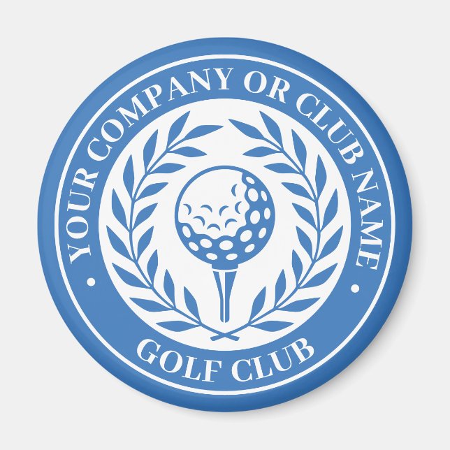 Imã Coroa de Vitória de Golfe Clássico Nome Personaliz (Frente)