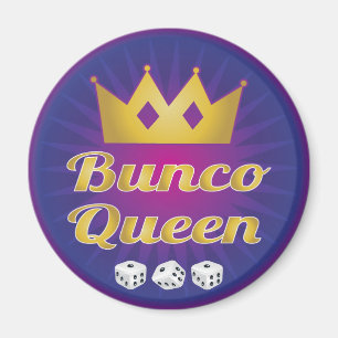 Imã Coroa e dados da rainha de Bunco