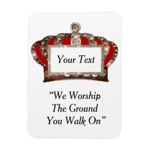 Ímã Coroa Real Personalizada