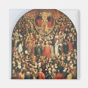 Imã Coroação do Virgin, 1513 (óleo no painel)