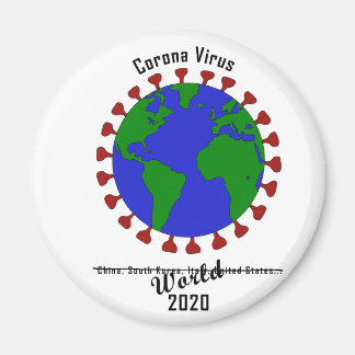 Imã Corona Virus Magnet