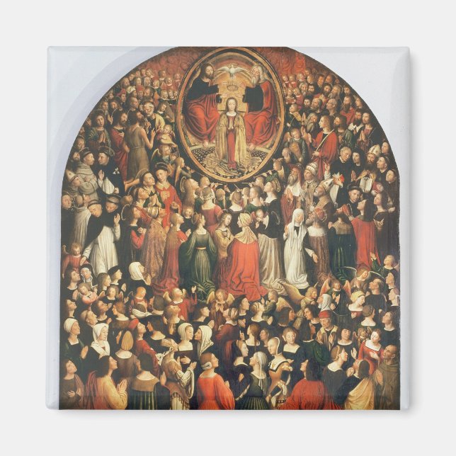 Imã Coronação da Virgem, 1513 (óleo no painel) (Frente)