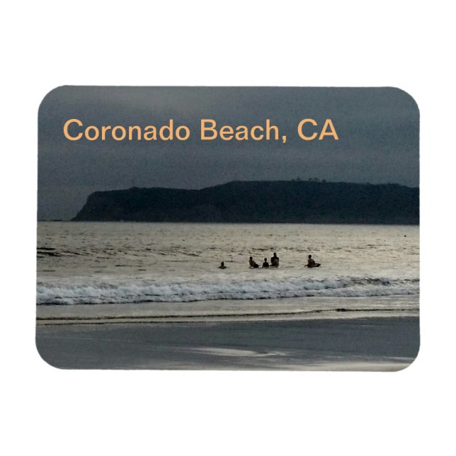 Ímã Coronado Beach California Photo Magnet (Horizontal)
