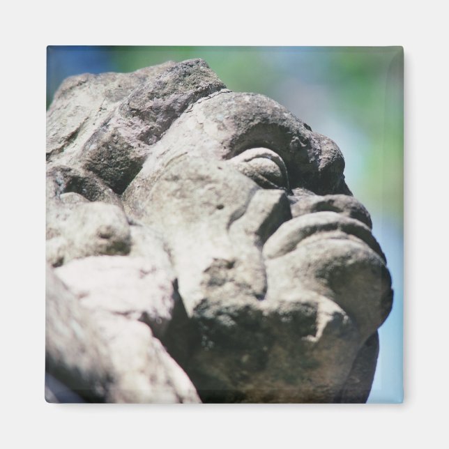 Imã Corpo de Pedra Esculpido Copan Antigo das Ruínas M (Frente)