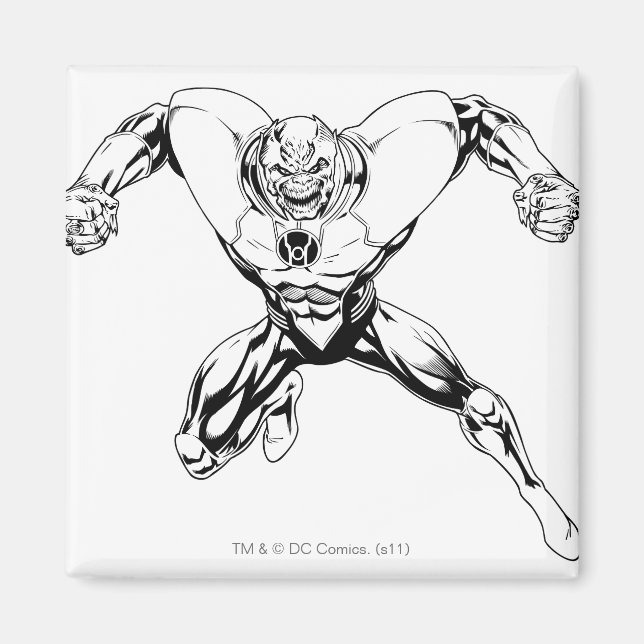 Imã Corpo dos Lanternas Vermelhos - Salto 3 (Frente)