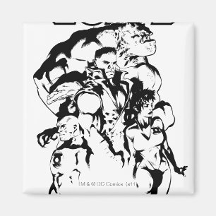 Imã Corpo Lanterna Verde, Preto e Branco