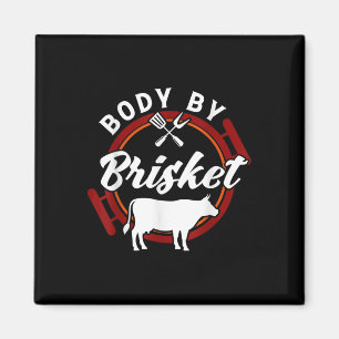 Imã Corpo por Churrasco Funny Funny Fumador Barbecue P