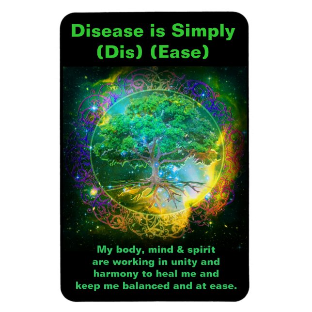 Ímã Corpo saudável Inspiracional (Vertical)