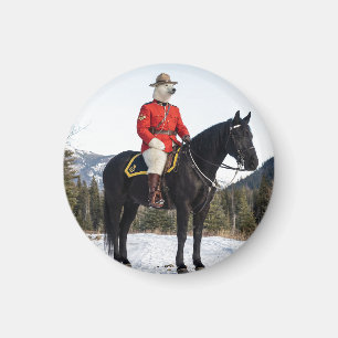 Imã Corporal da RCMP de Urso Polar a Cavalo