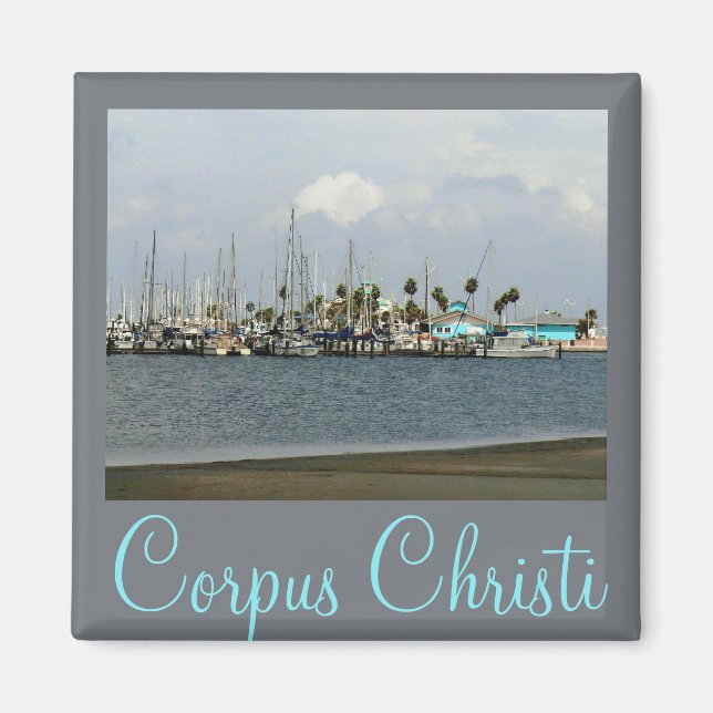 Imã Corpus Christi, Texas Marina (Frente)
