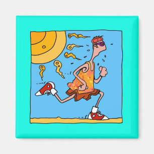 Imã corredor do verão (cara)